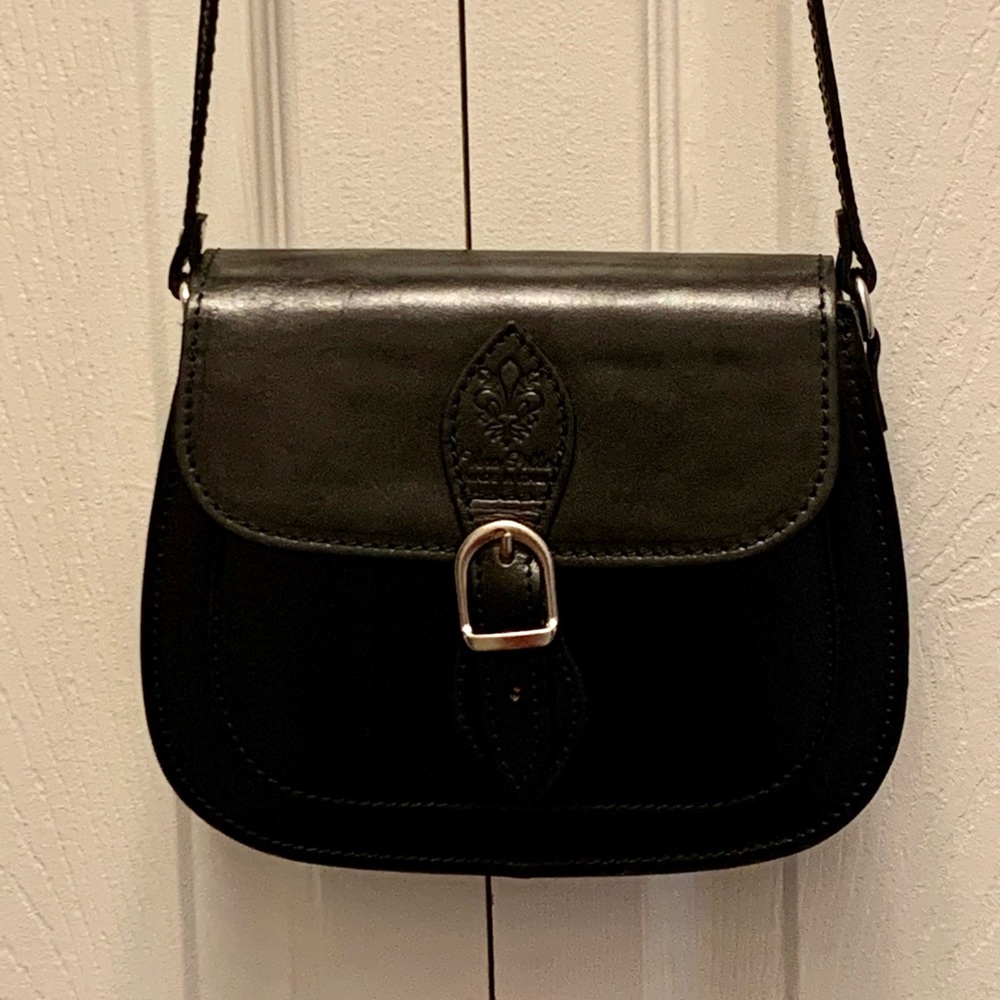 Black Leather Handbag NWOT